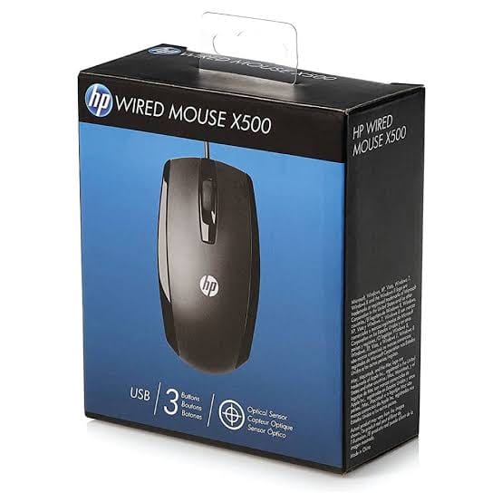 HP Wired Mouse X500